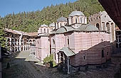 Rila Monastery, the five domed church the Nativity of the Virgin 